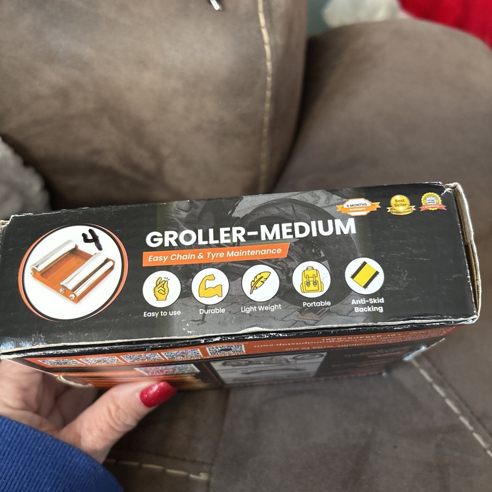 Grand PitStop G Roller - Medium Motorcycle Wheel Rotation & Tire Maintenance