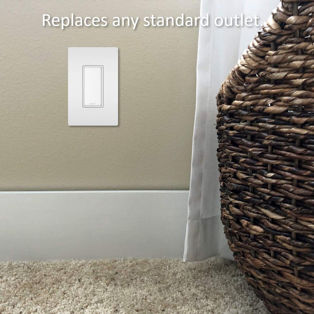 Legrand radiant Adjustable LED Night Light Outlet, Nightlight Electrical Outl...