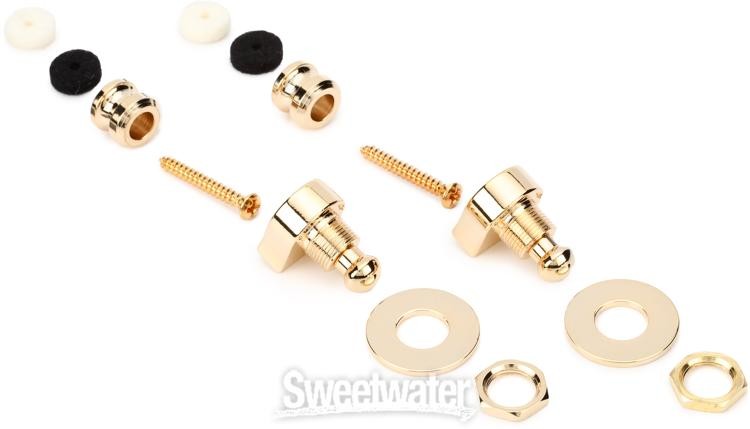 Fender Security Strap Locks and Buttons Set - Gold