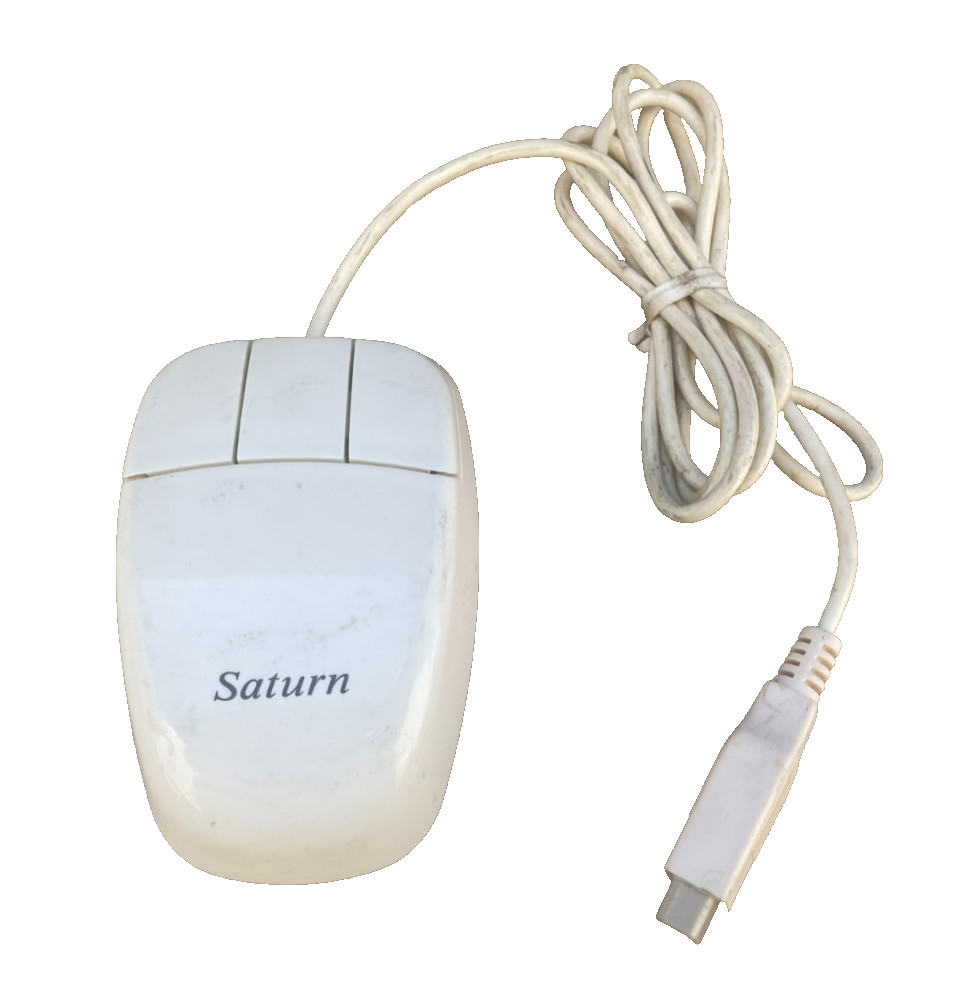 Saturn Wired Computer Mouse 3 Button S/N 0605148