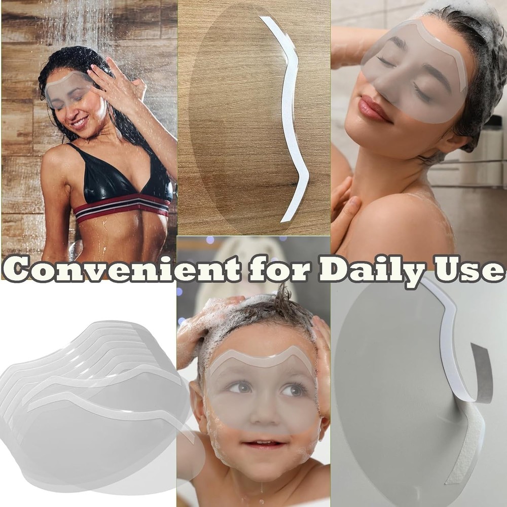 100 Pcs Shower Face Eye Shield After Surgery，Disposable Clear Plastic