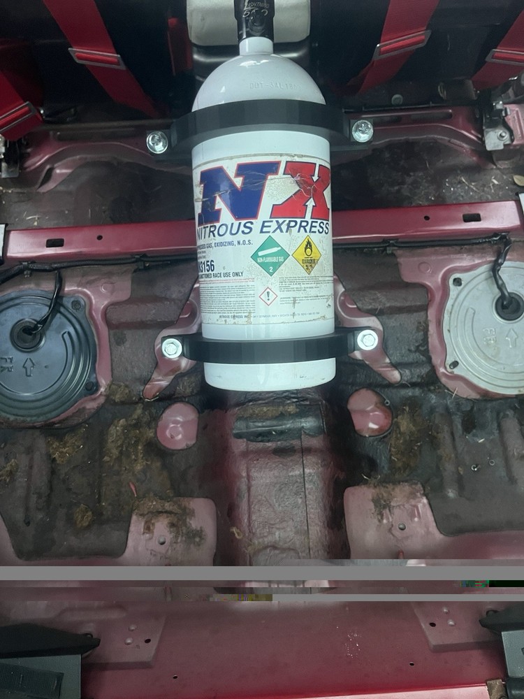 10 Pound Nitrous Oxide Bottle Custom Mount