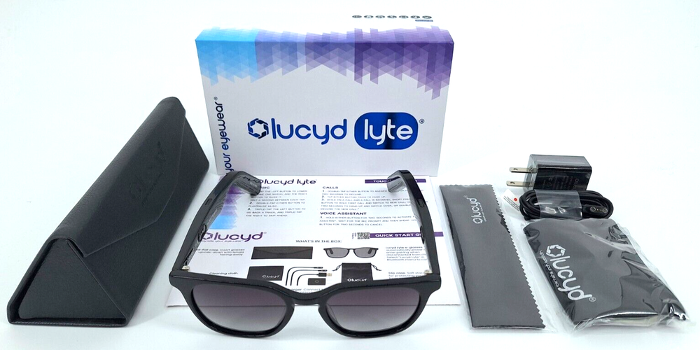 Lucyd Lyte Stratus LCD006-90 | Bluetooth Audio Smart Glasses