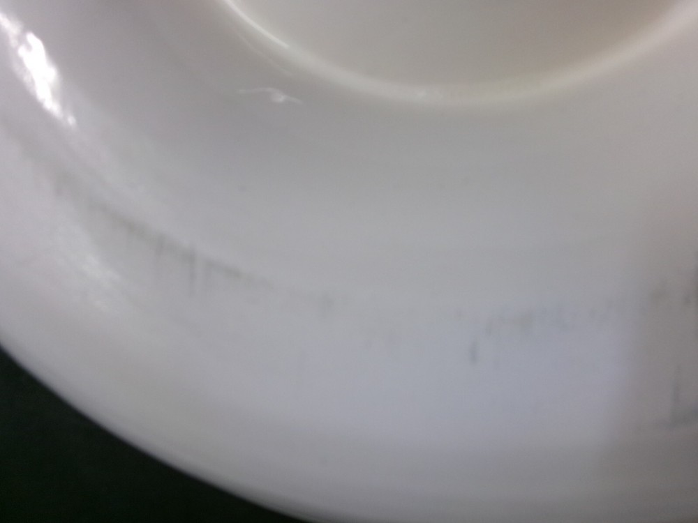 Large, Ceramic Serving Dish, by Johanna Watts 2009, Chips & Dips, signed. H2