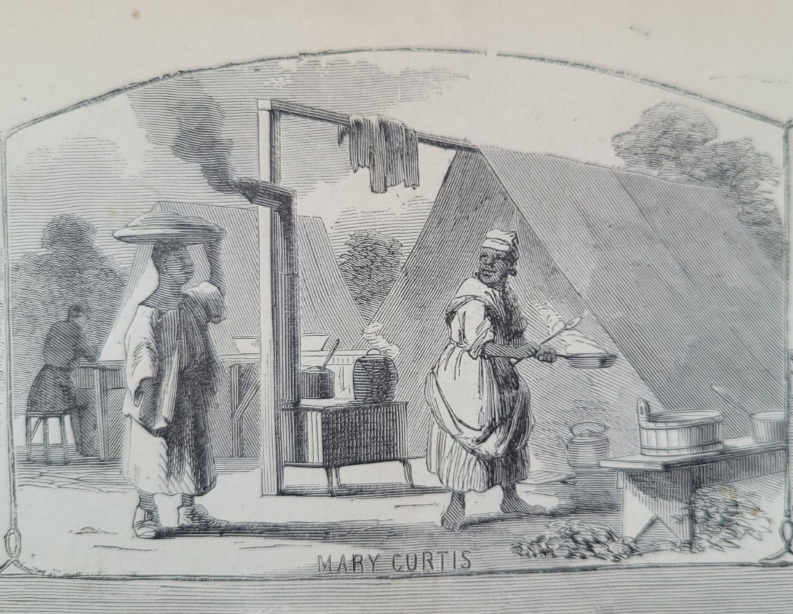 Port Royal South Carolina vintage print 1862 Mary Curtis, Fort Welles etc.