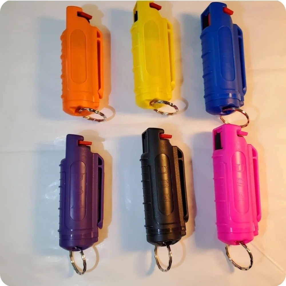 2 pack Clamshell for easy carry and protection Pepper Spray