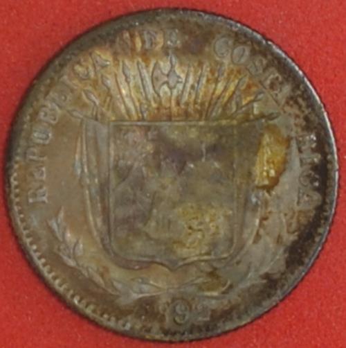 1892 Costa Rica 10 Centavos VG