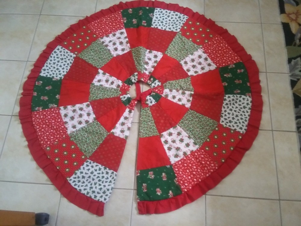 patchwork Christmas Tree Skirt