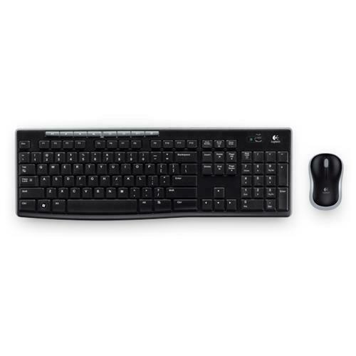 Logitech MK270 Full-size Wireless 2.4G Membrane Keyboard and Mouse Bundle PC/MAC