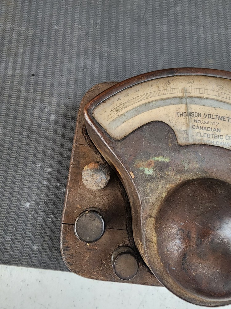 Vintage Thompson Co Volt Meter