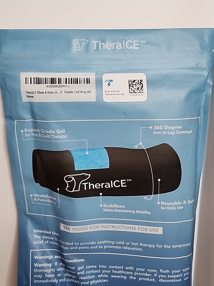 TheraICE Hot & Cold Compression Sleeve New Reusable Medium