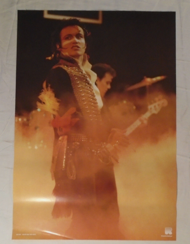 Adam Ant 198s Poster Rock On Holland Yellow Vertical
