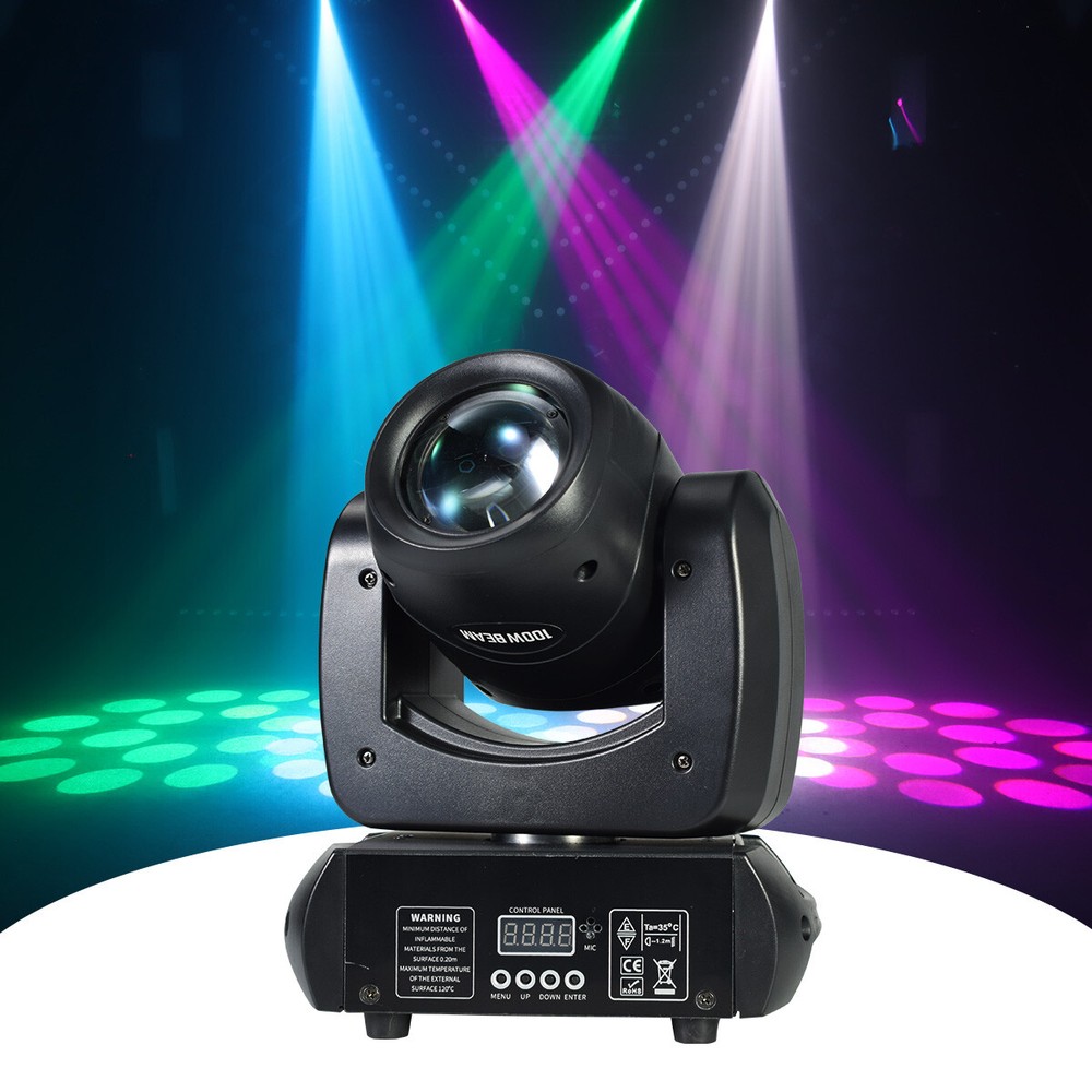 LED 100W Beam Moving Head Light Mini Sharpy DMX DJ Stage Light