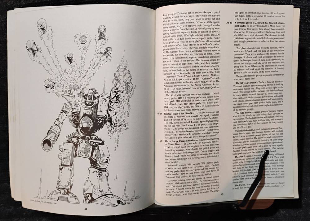 Robotech RPG Adventures: Ghost Ship (1988) Palladium Books Space Module