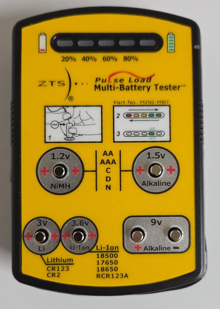 ZTS Pulse Load Mini Multi-Battery Tester with case