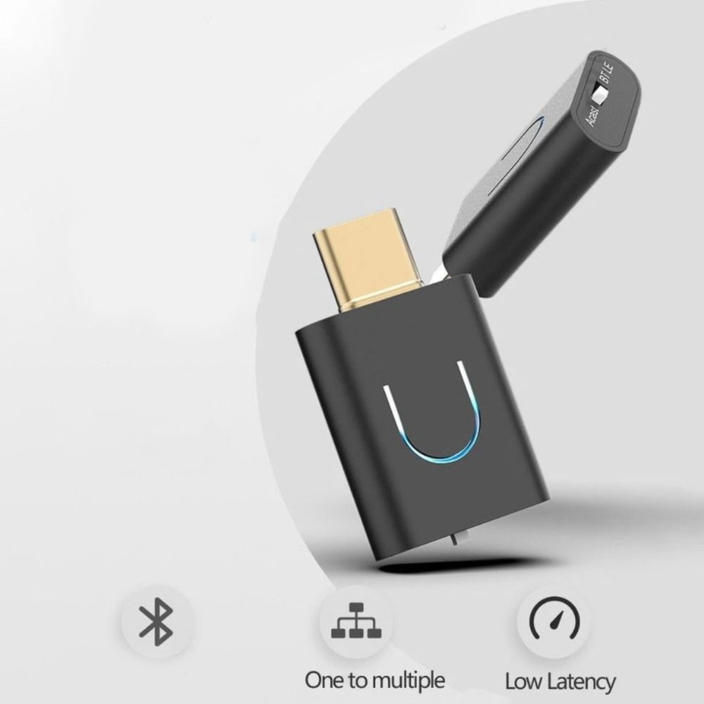 LE Audio Transmitter with Auracast Bluetooth 5.4 -LL/ LC3 Type-C Stereo3362