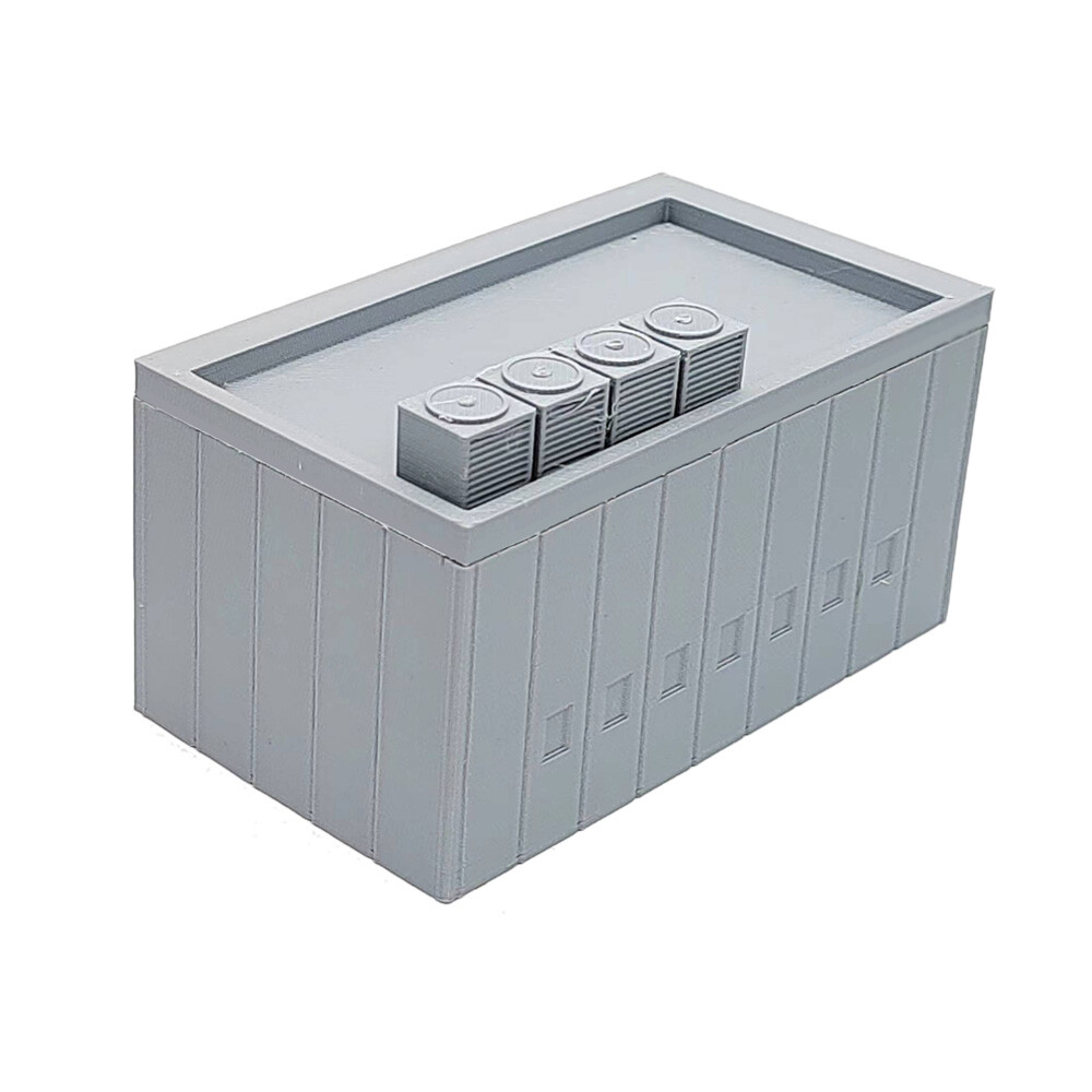 Outland Models Modern Commercial Box Building Corner Stackable 1:87 HO Scale