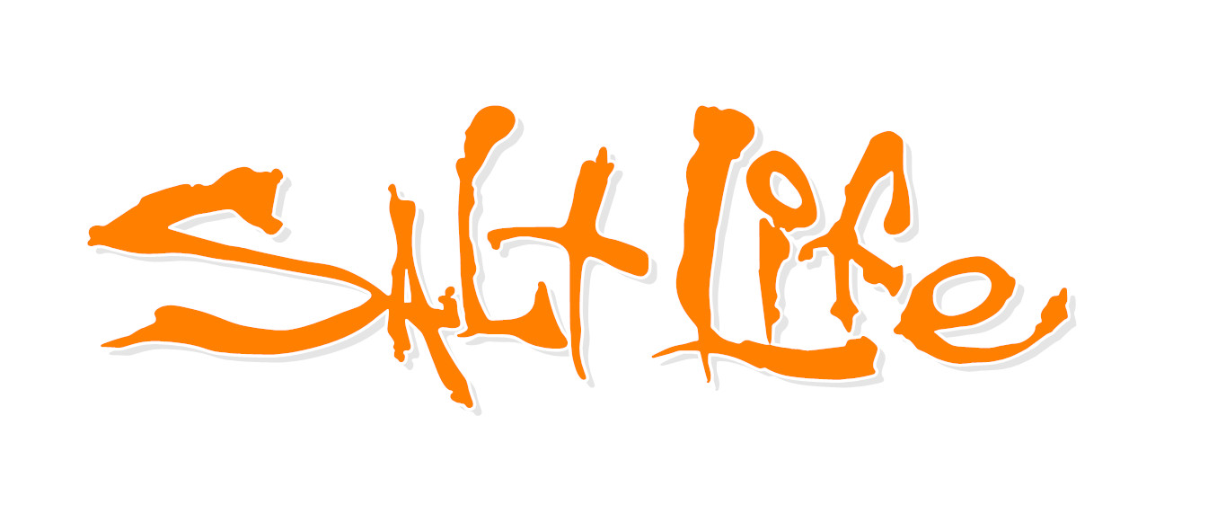 Salt Life Signature - CHOOSE Size & Color - Vinyl Decal Sticker - FREE S/H