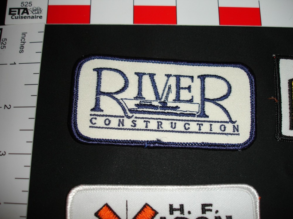 Construction related vintage advertising patch collection