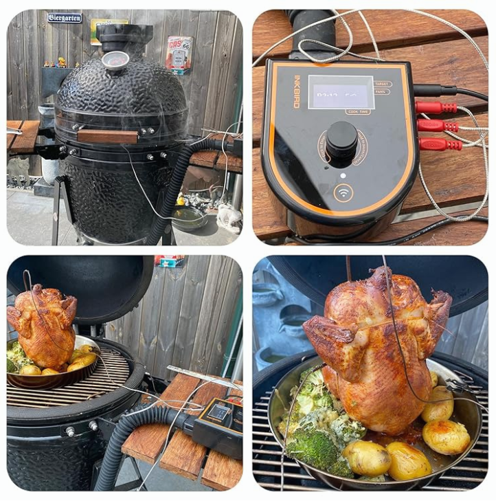 Barbecue Gas Grill Smokers Controller WiFi Bluetooth BBQ Exhaust Fan Control DC