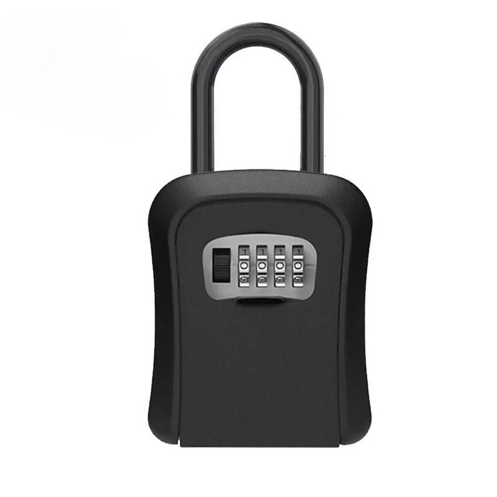 Safe Box Outside Combination Backup Keys Lockbox Portable Wall Mounted Key Lock