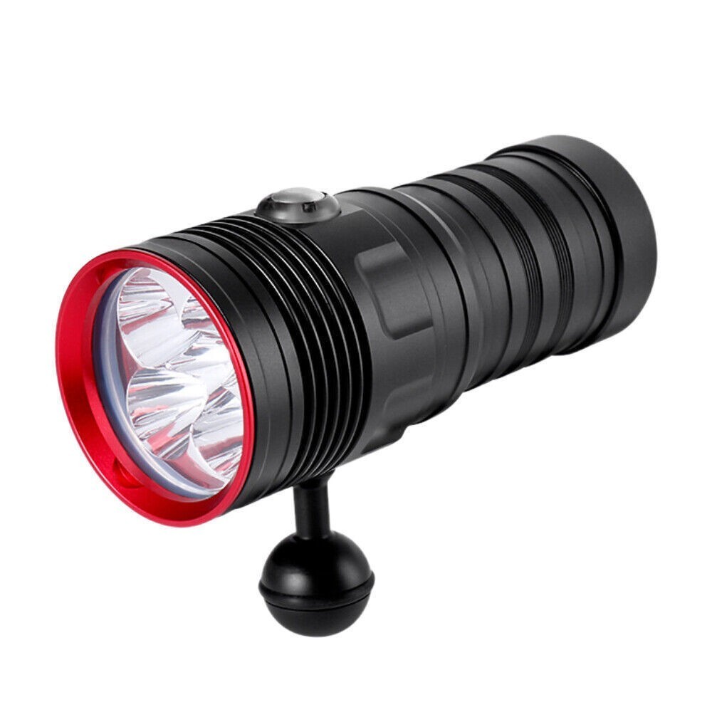 Waterproof 80000LM LED Scuba Diving Torch Flashlight Underwater 80m