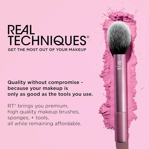 Real Techniques 8 Piece Everyday Eye Essentials Makeup 8 Set, Purple