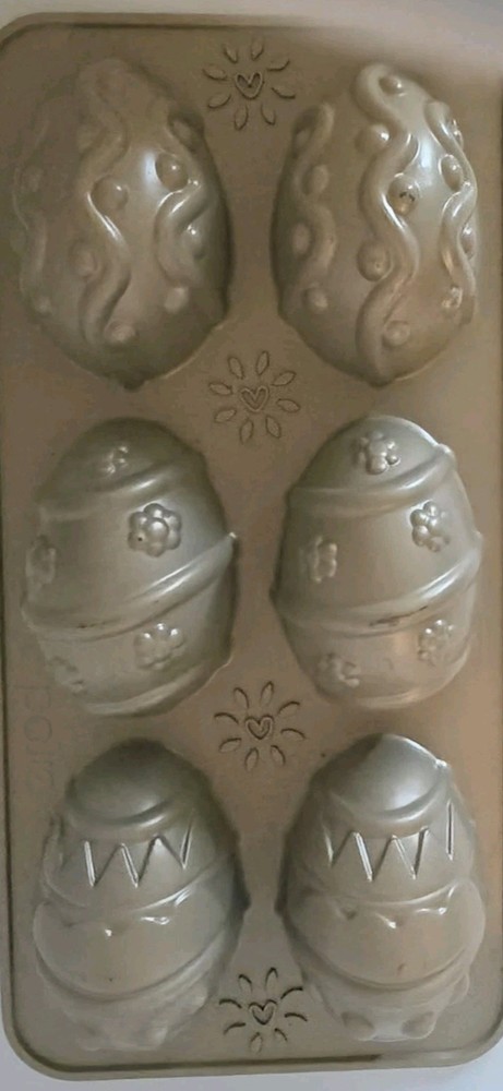 CIROA Easter Egg Cake Cakelet Pan Molds Aluminum