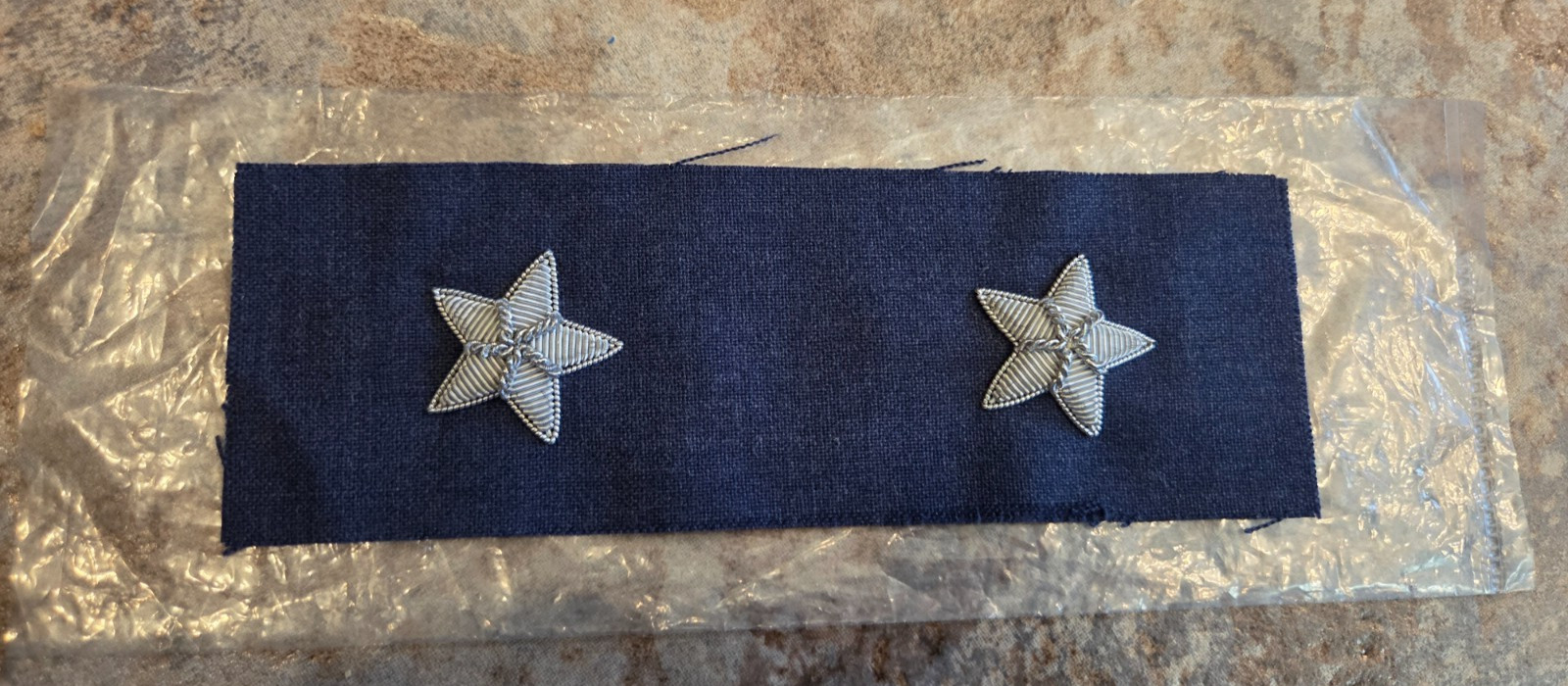 NOS Vintage Made in Japan USAF Air Force Brigadier General Bullion Star Rank