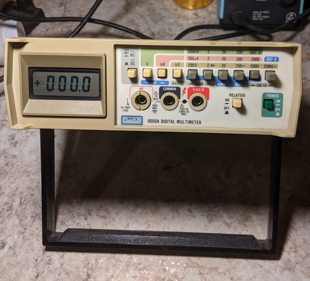 Fluke 8050A Digital Multimeter Portable Benchtop Laboratory Device