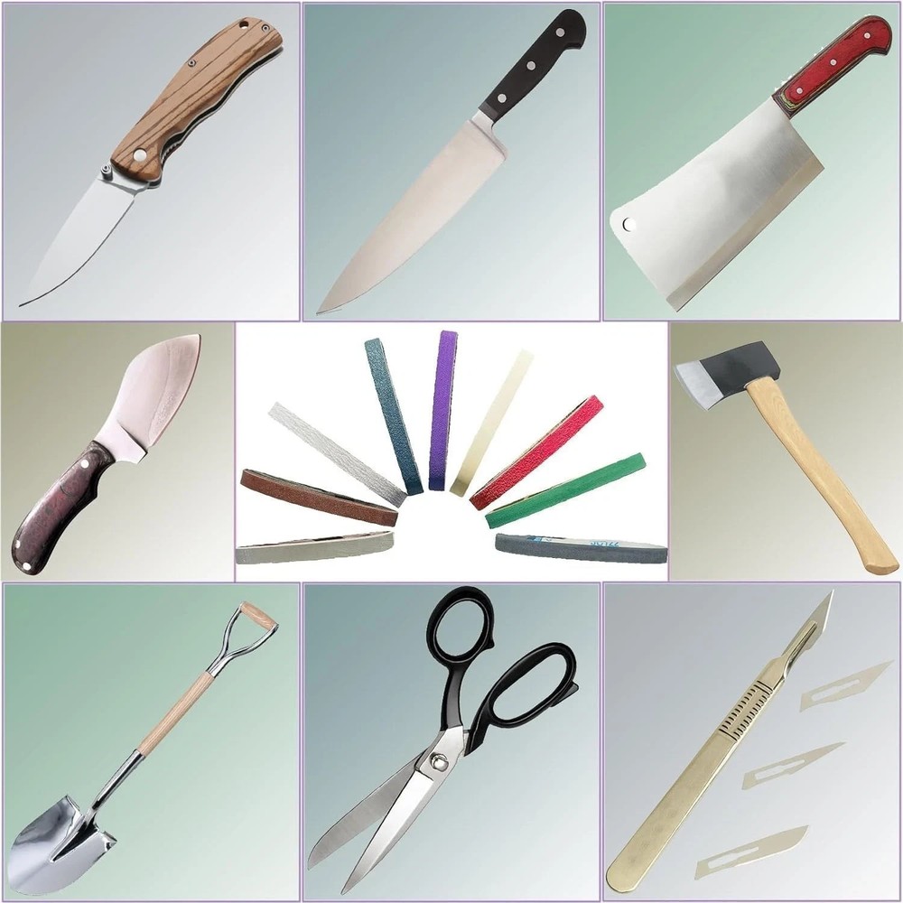 27pcs Knife Sharpener Sanding Belts 3/4″x12″ – For Work Sharp Ken Onion