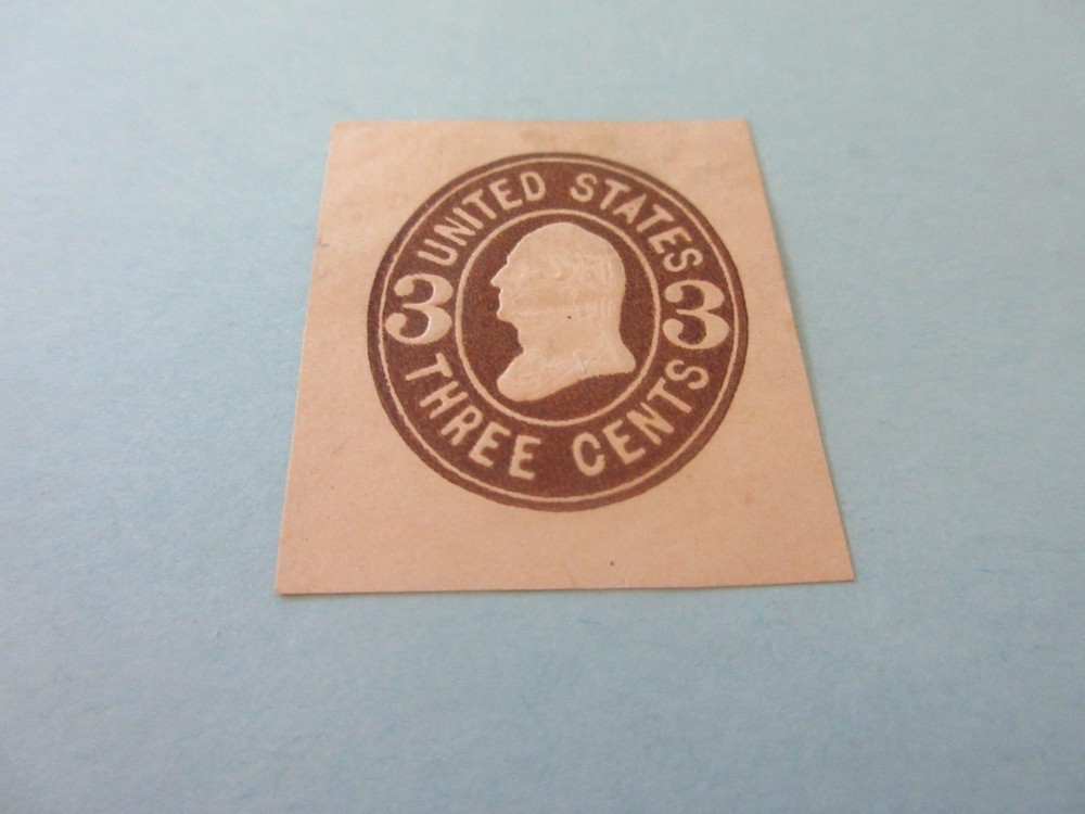 Unused US Scott # U 61 Cut Square