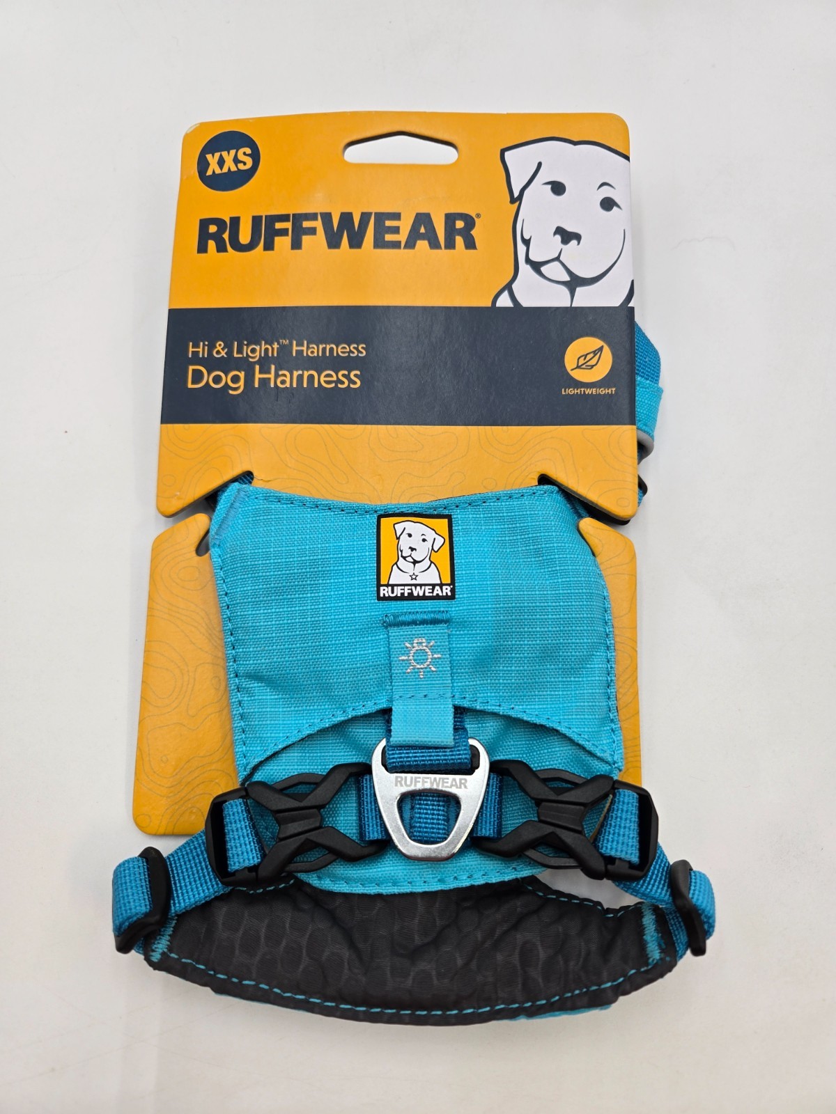Ruffwear Hi & Light Dog light weight minimal dog harness old style Blue Atoll