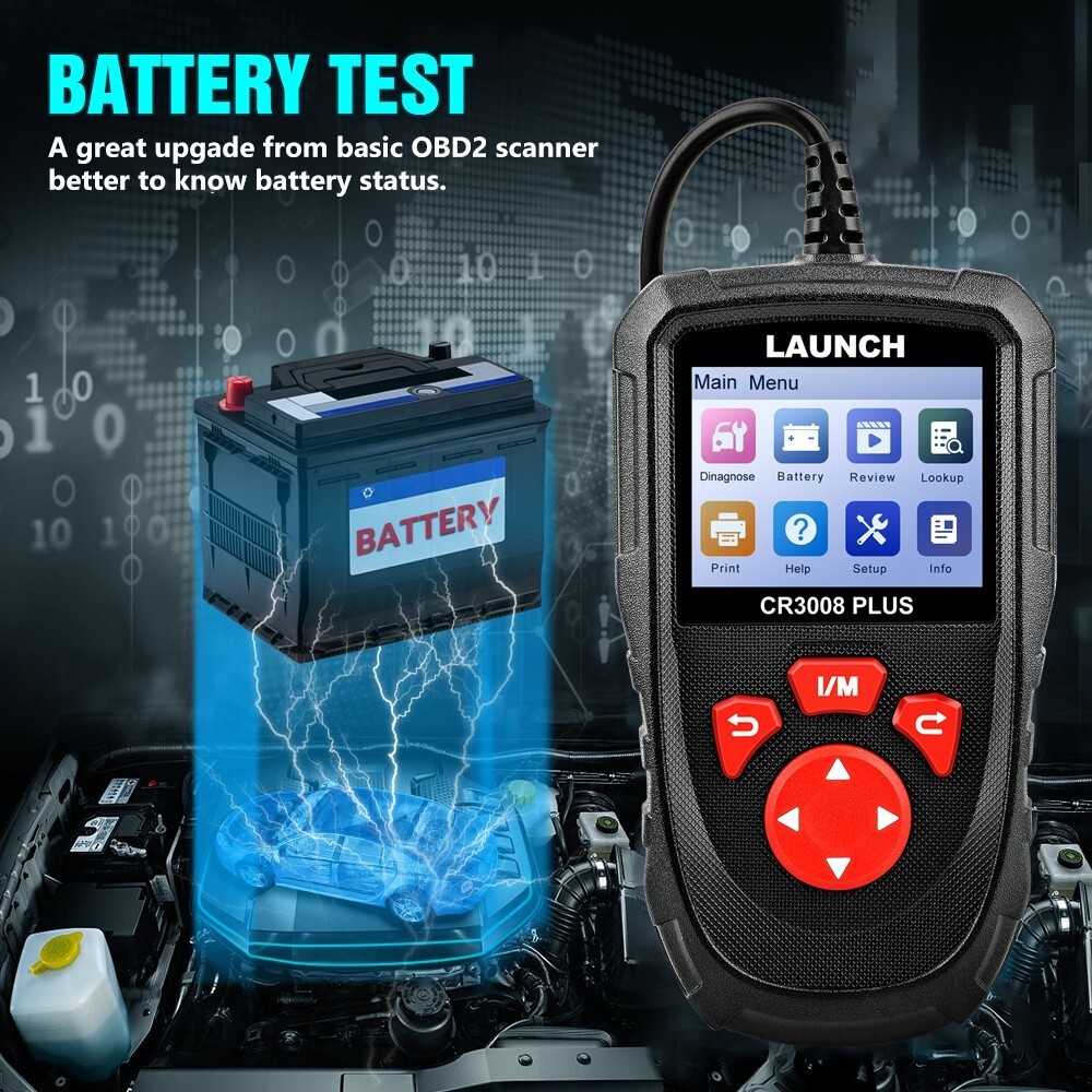 LAUNCH OBD2 Code Reader Automotive Diagnostic Scan Tool Full OBDII Check