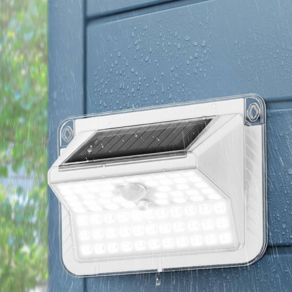 Solar Motion Sensor Light 3 Lighting Modes Outdoor Solar Wall Light for
