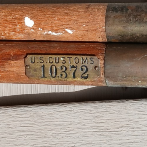1920's U.S. Customs Federal Enforcement Cargo Roller Probe Tool Prohibition era