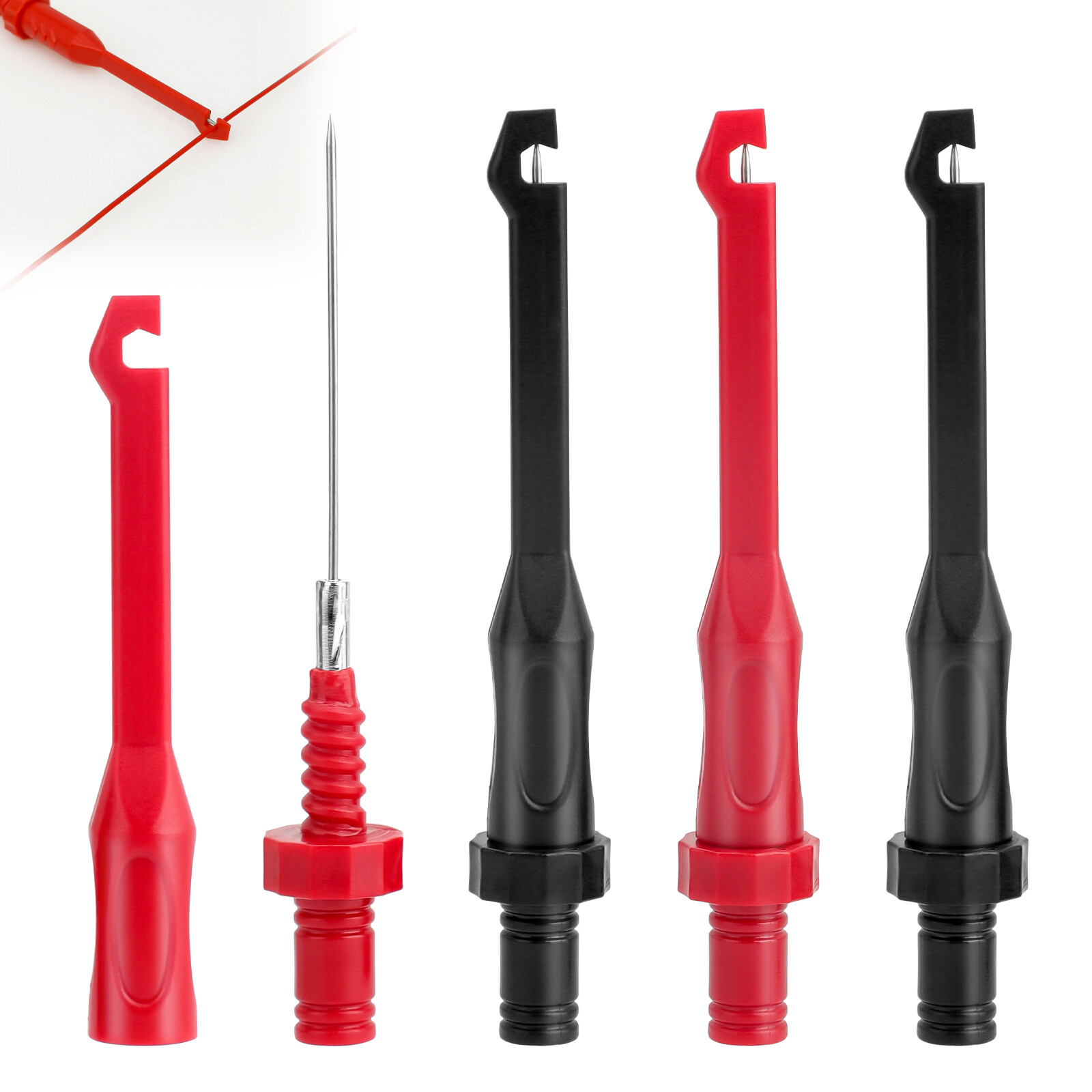 4Pcs Electronic Wire Piercing Probe Clip for Automotive Diagnostic Tester Tool