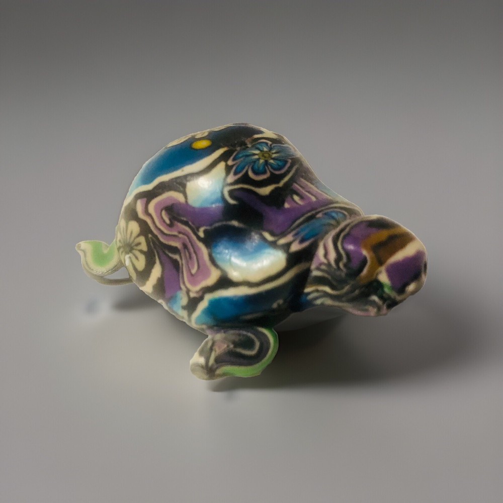Five miniature Good Luck turtle figurines