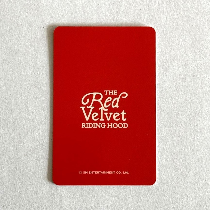RED VELVET 2026 SM ARTIST SEASON’S GREETINGS OFFICIAL MD Random Trading Card