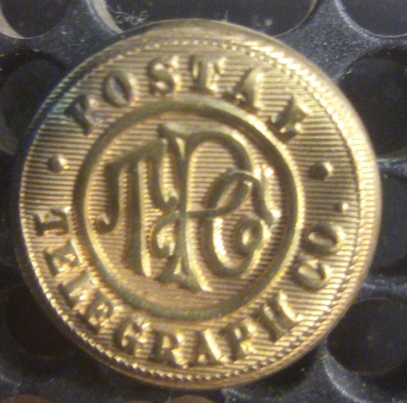 1880-1943 Postal Telegraph button