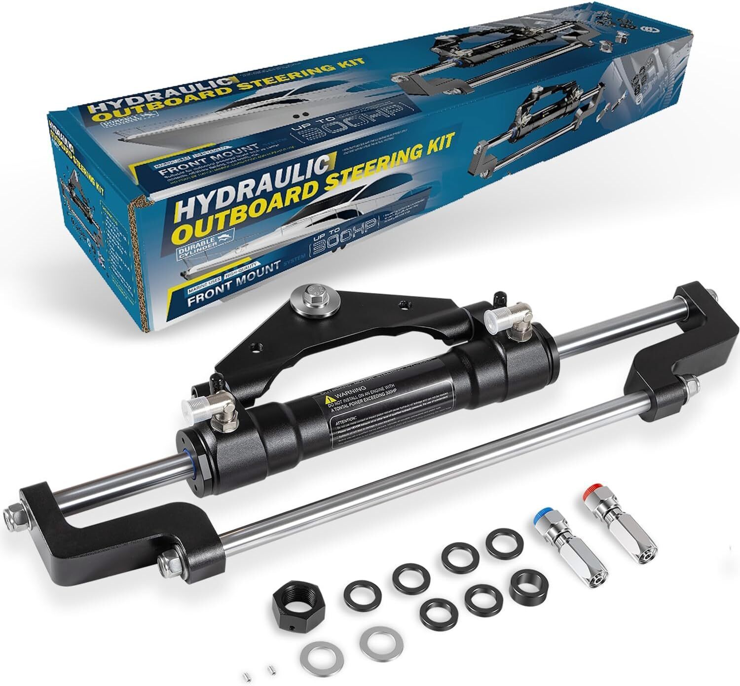 HC5345-3 For SeaStar Hydraulic Steering Cylinder Ram Marine Boat Outboard 300HP