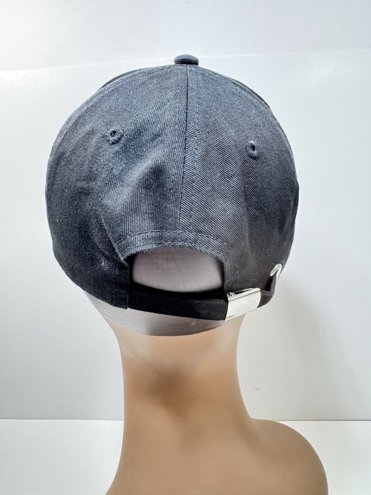 Montblanc Parfums Slideback Hat Black One Size Solid Adjustable Blank