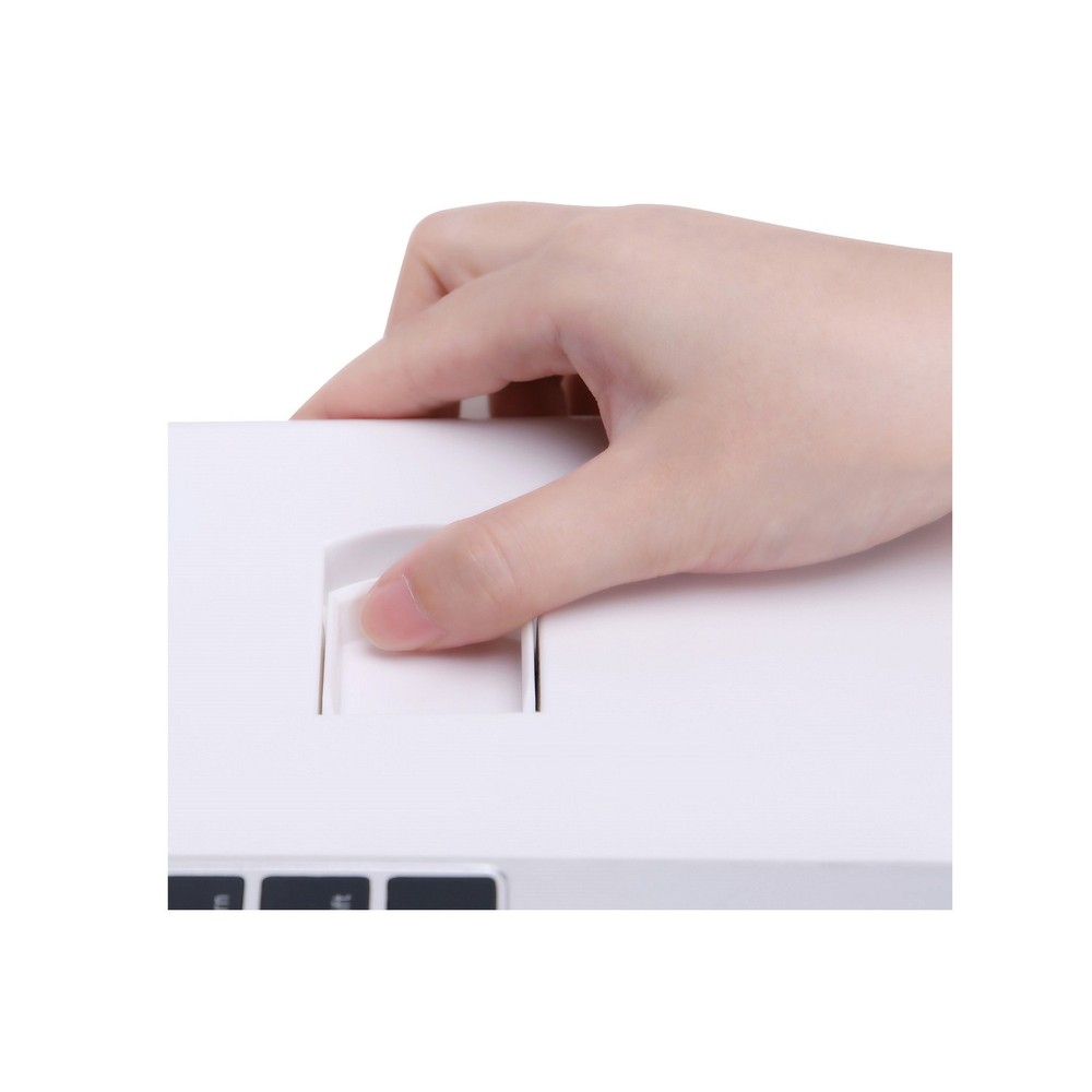 Rocelco 19" Portable Standing Desk Riser Converter- Height Adjustable Travel Lap