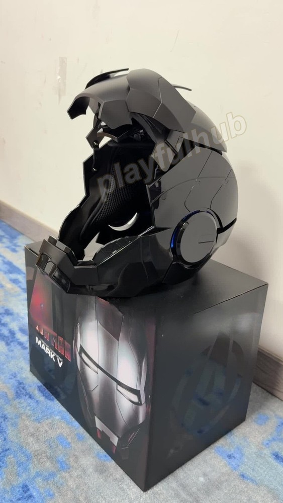 Autoking Iron Man Helmet MK5 1/1 Voice-controlled Mask Transform Cosplay Prop