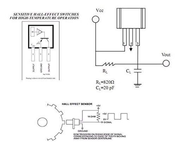 30pcs A3144 3144 Hall Effect Sensor for High-Temperature Operation，3Pins.