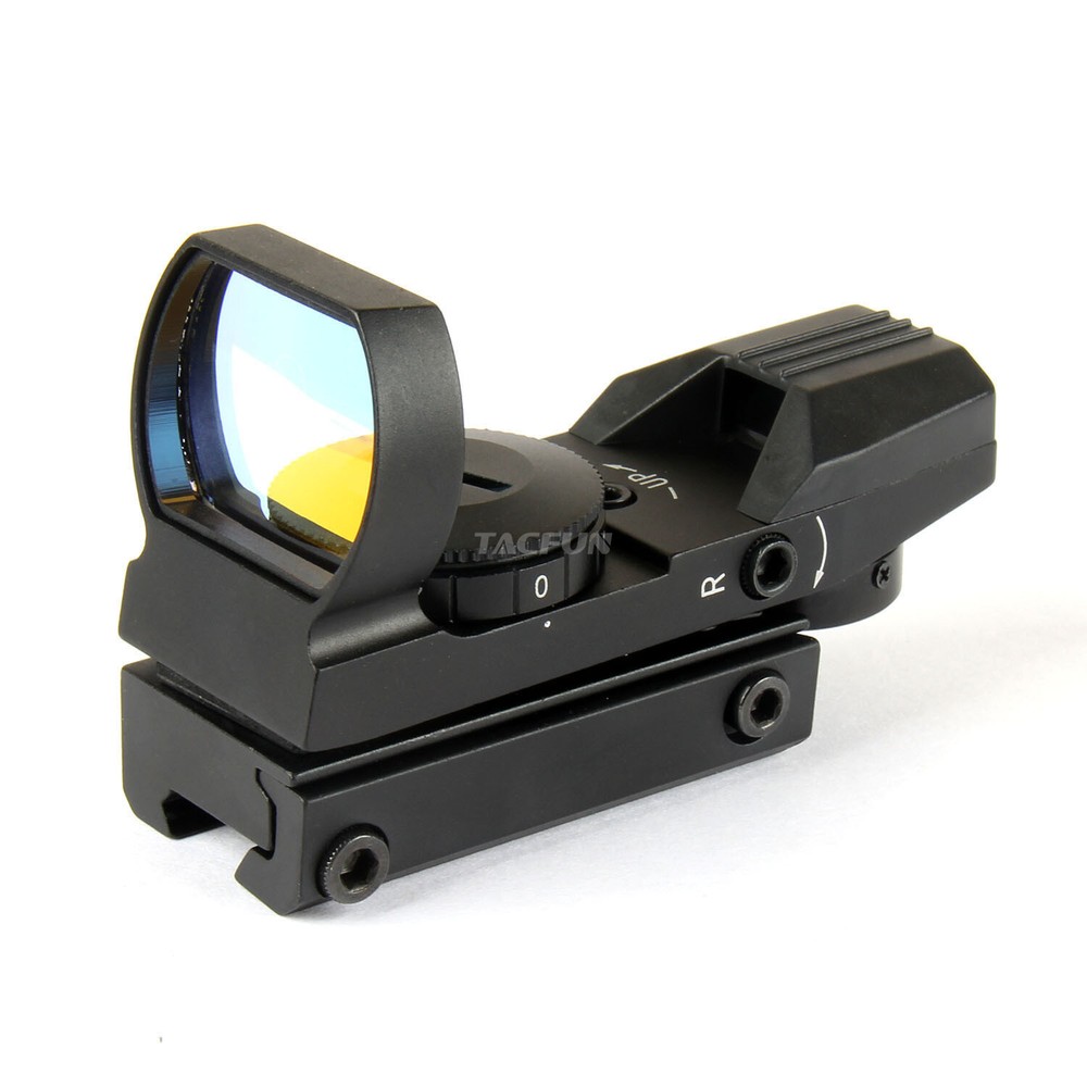 Red Reflex Sight with 4 Reticles, 3/8" Dovetail Mount