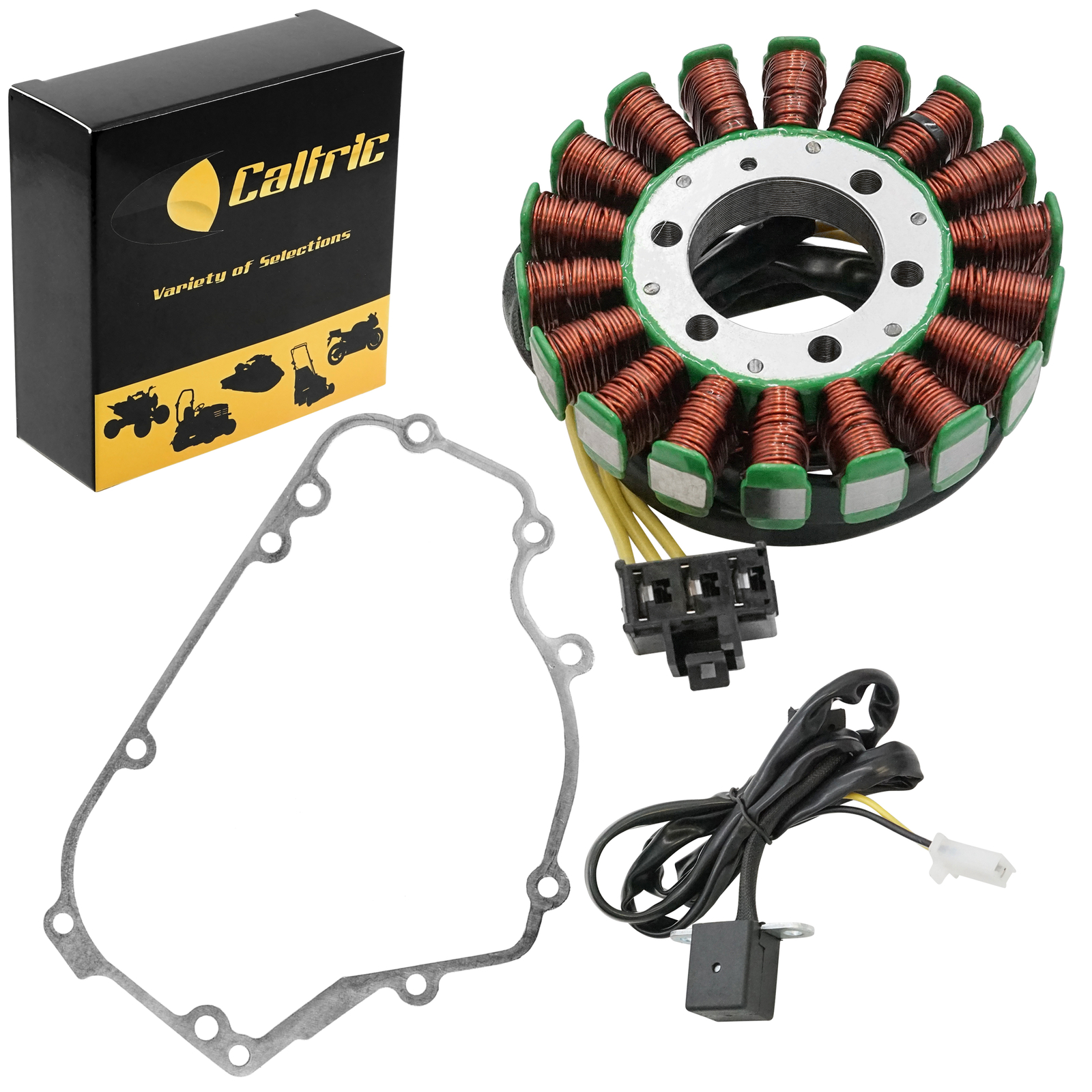 Stator w/ Pickup Coil Gasket for Kawasaki EX250j Ninja 250R 2011 2012 21003-0114