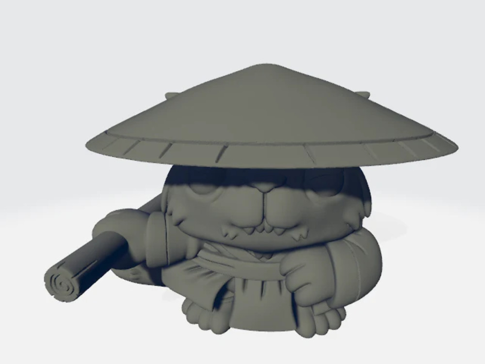 Chibi Tykes - Monk Cat