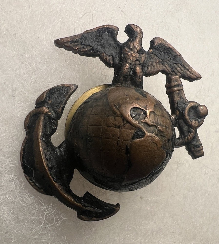 Pattern 1920 Service Enlisted Cap EGA Emblem USMC.