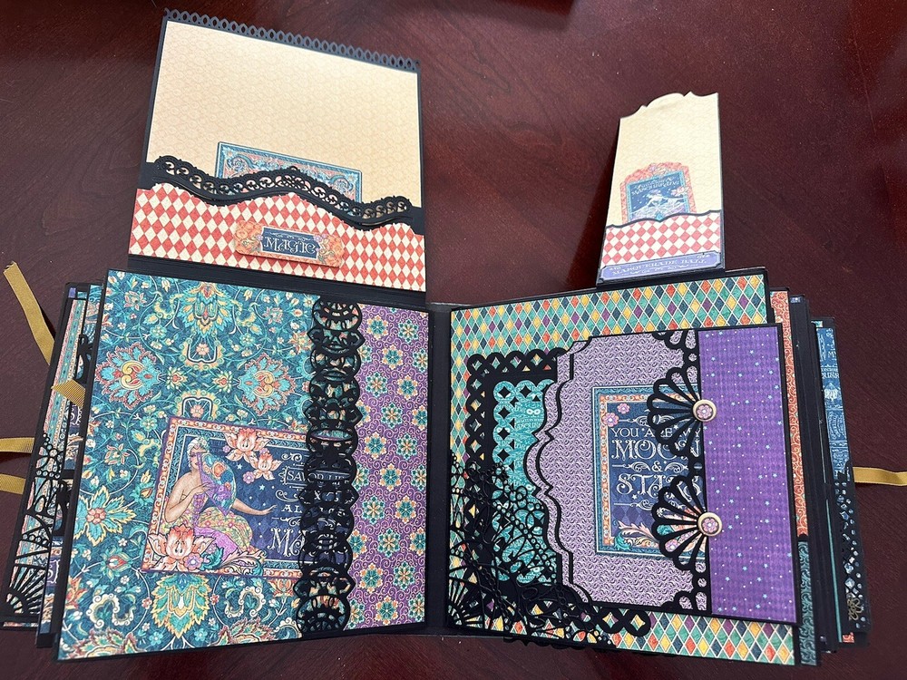 Handmade Album Using Graphic 45 Midnight Masquerade